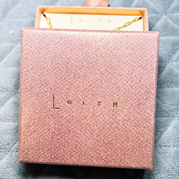 Leith NORDSTROM’S- CZ [ Purple ] Inlay Stone Necklace - Picture 5 of 6